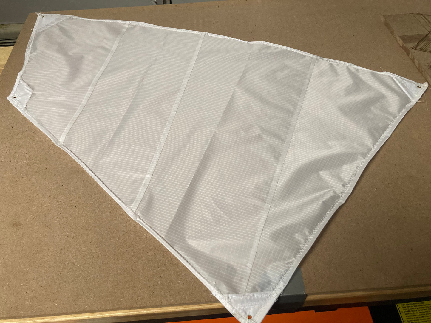 Classic sail glued and sewn