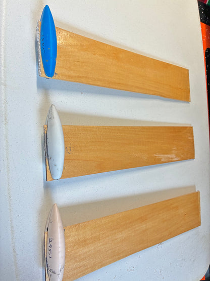 Daggerboard Faired and Finished with keel bulb attached.