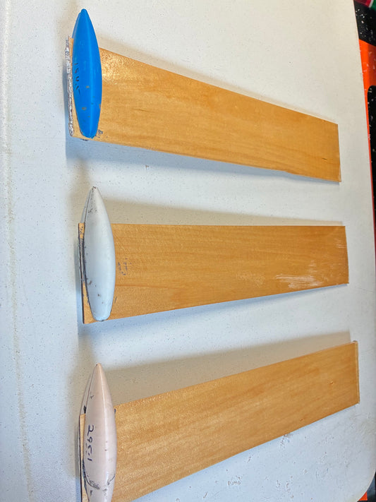 Daggerboard Faired and Finished with keel bulb attached.