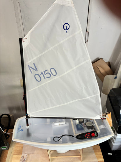 MiniOpti Complete finished and ready to sail.