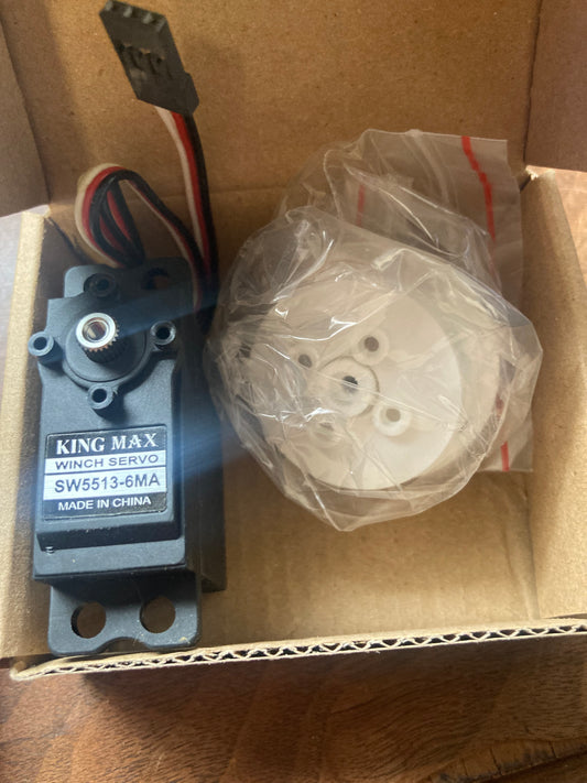 King Max MiniOpti Winch Servo- KM5513-6MA  (Analog) (Copy)