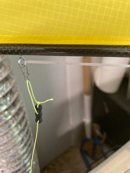 Miniopti Hull#0153 complete with Yellow Sail and accents