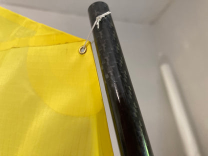 Miniopti Hull#0153 complete with Yellow Sail and accents